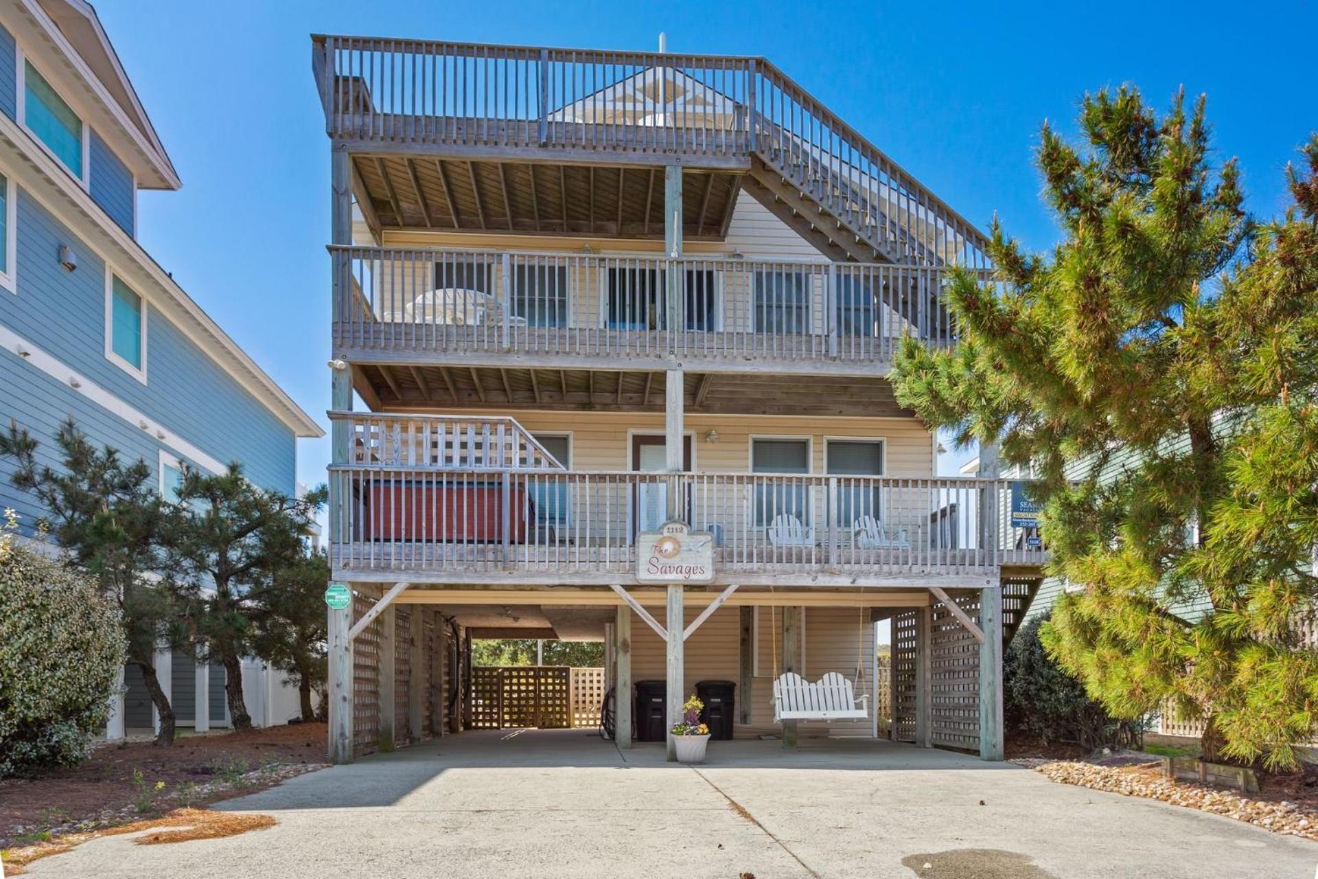 5110 Queen Elizabeths Castle Across From Beach Kill Devil Hills Exterior photo